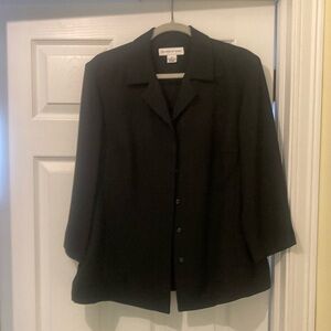 Preston & York black blazer * like new* size 16